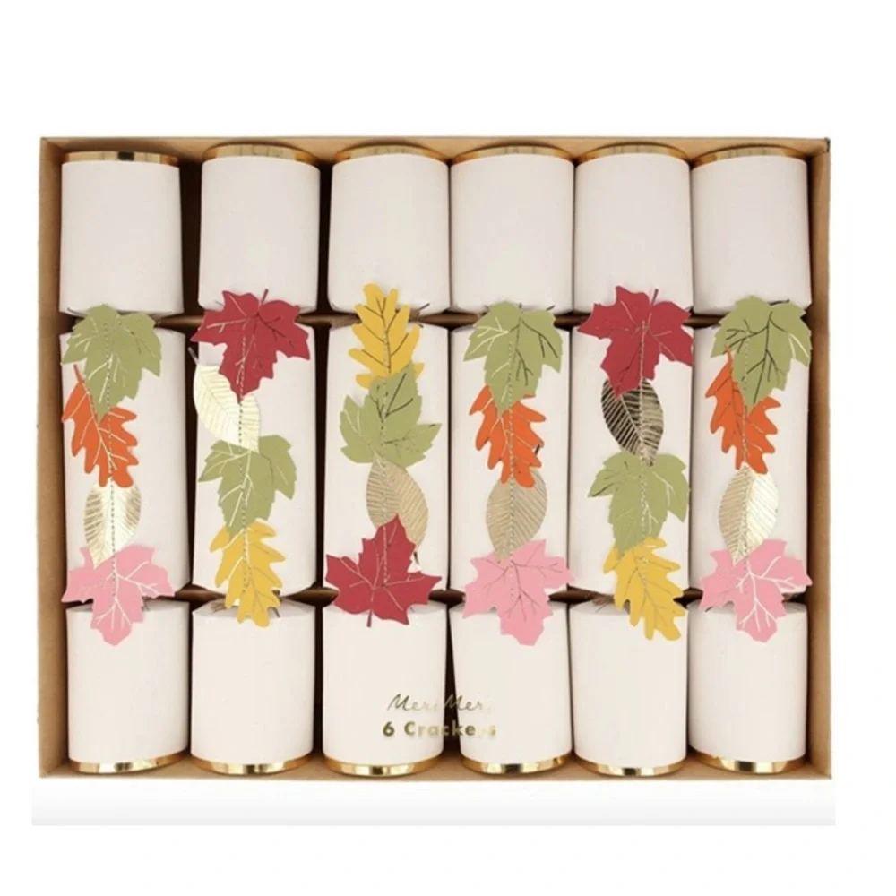 Anthropologie Meri-Meri Fall Leaves Crackers (x 6)